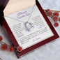 CUSTOM To My Granddaughter | I Squeezed This Necklace - Forever Love Necklace - SpokenWordGifts