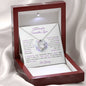 CUSTOM To My Granddaughter | I Squeezed This Necklace - Forever Love Necklace - SpokenWordGifts