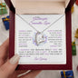 CUSTOM To My Granddaughter | I Squeezed This Necklace - Forever Love Necklace - SpokenWordGifts