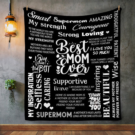 Gifts for Mom, Mother's Day, Inspirational, Birthday Gifts for Mom, To My Mom Blanket, To My Mommy, From Baby, New Mom Gift, Gift from Daughter Son, Mom Blanket, Plush Fleece Blanket or Premium Sherpa -50x60 or 60x80 - SpokenWordGifts