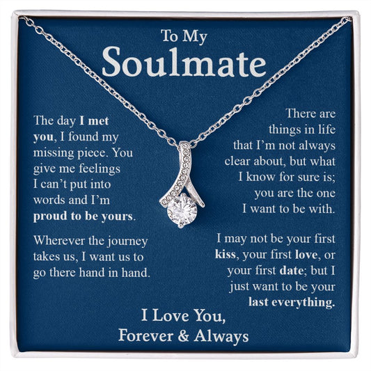 My Soulmate | Proud to be yours - Alluring Beauty necklace - SpokenWordGifts